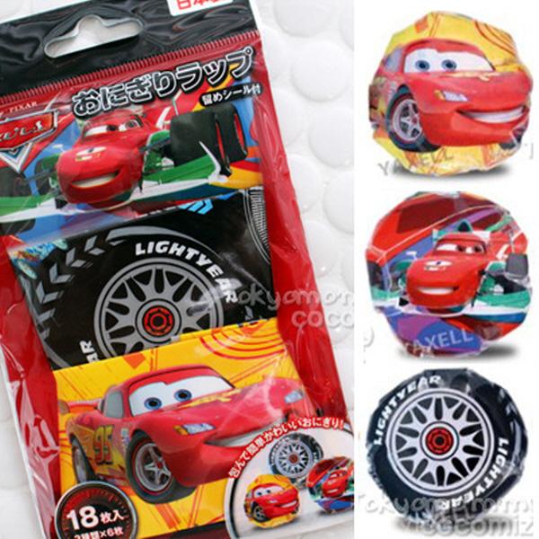 (일본)디즈니카 오니기리랩(18Pset)  캐릭터 주먹밥비닐