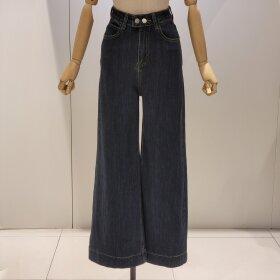 IM(ALFOAUP238L) 쫀쫀투버튼와이드데님팬츠