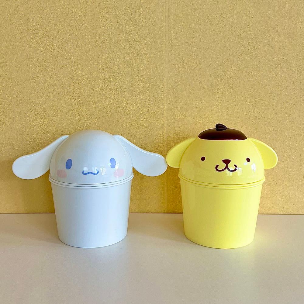 [고전 빈티지] 산리오 폼폼푸린 시나모롤 캐릭터 탁상 휴지통 쓰레기통 보관함