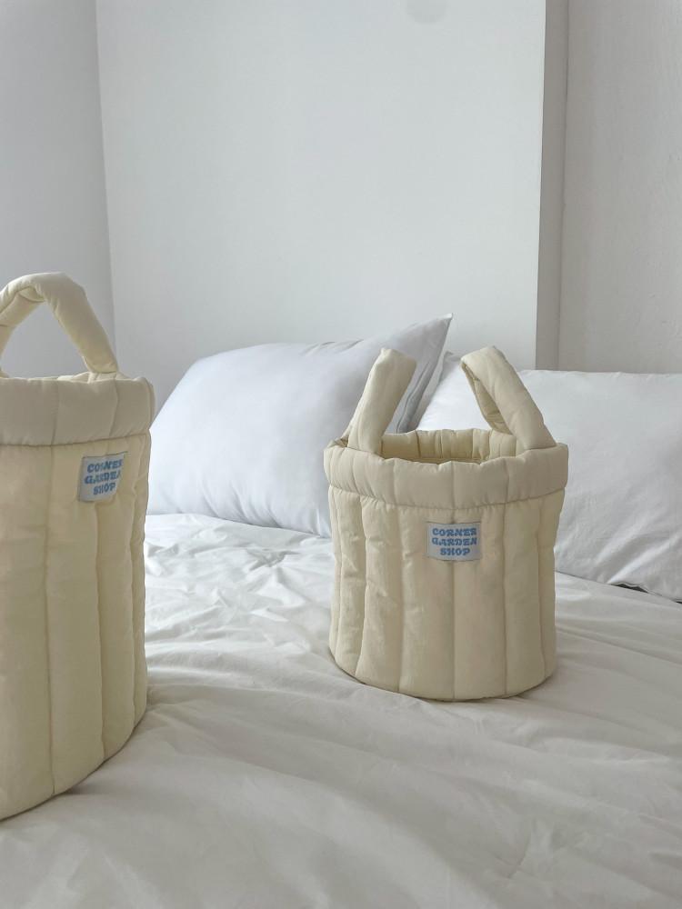 (코너가든샵) 패브릭 패딩 바스켓 pre-order