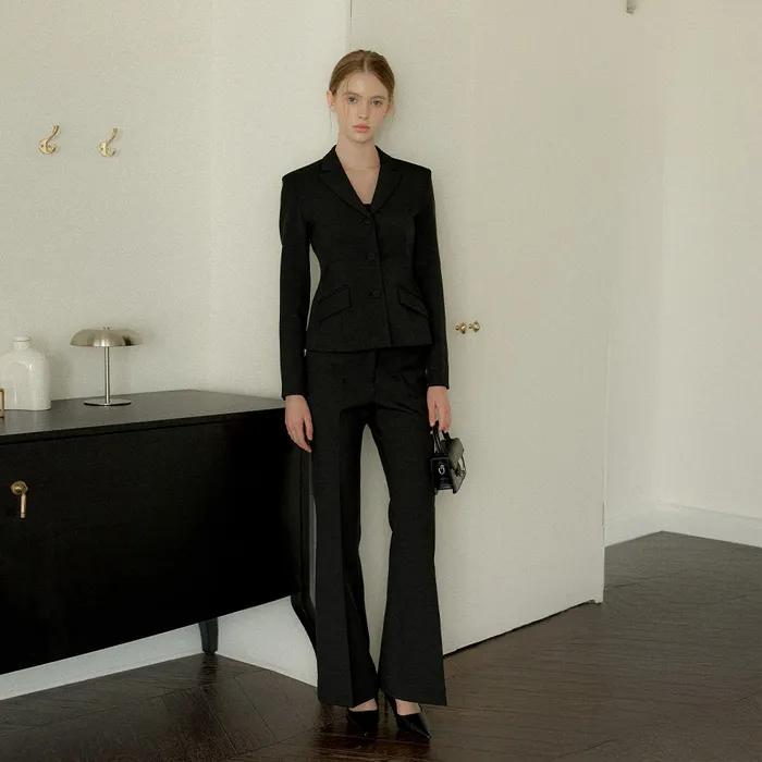 Signature Boots-cut Slacks / Black(3color)