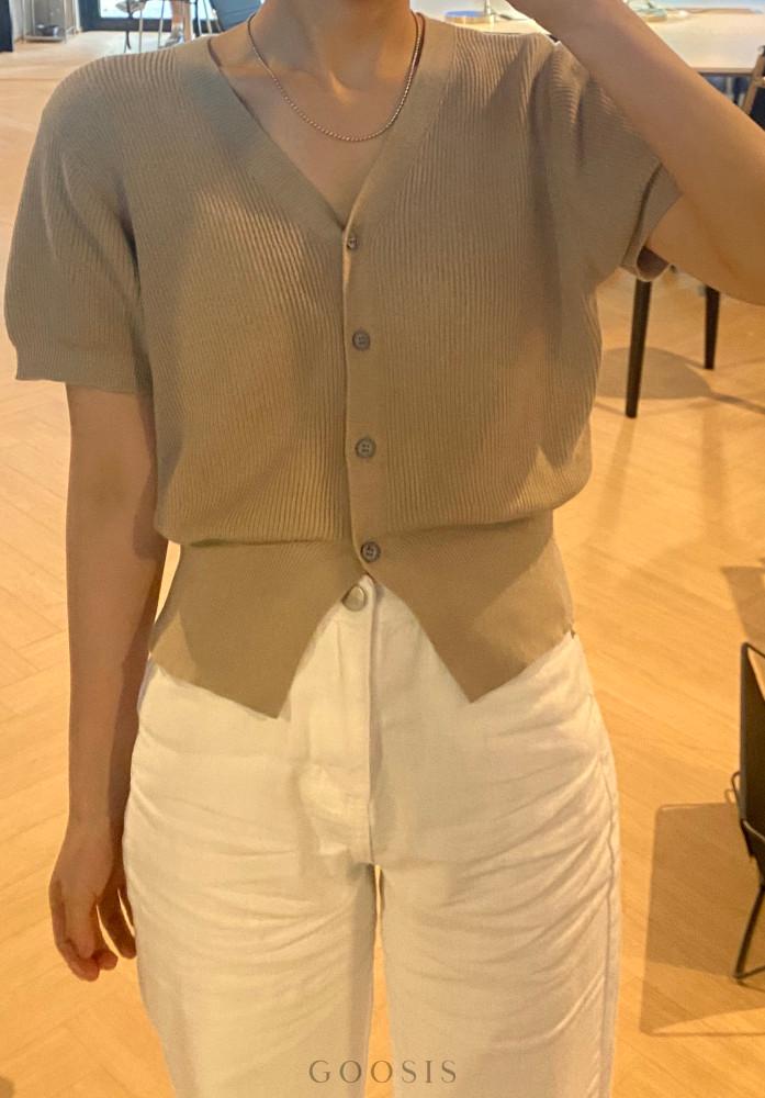 [시즌한정수량 기획특가] 슬림 체형커버 브이넥 가디건/부드러운촉감/보풀방지 (6color)