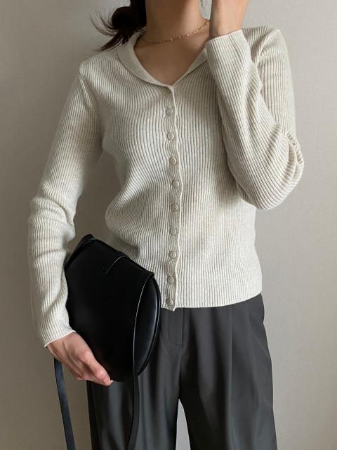 엑스트라 파인울 니트 가디건 (3colors)