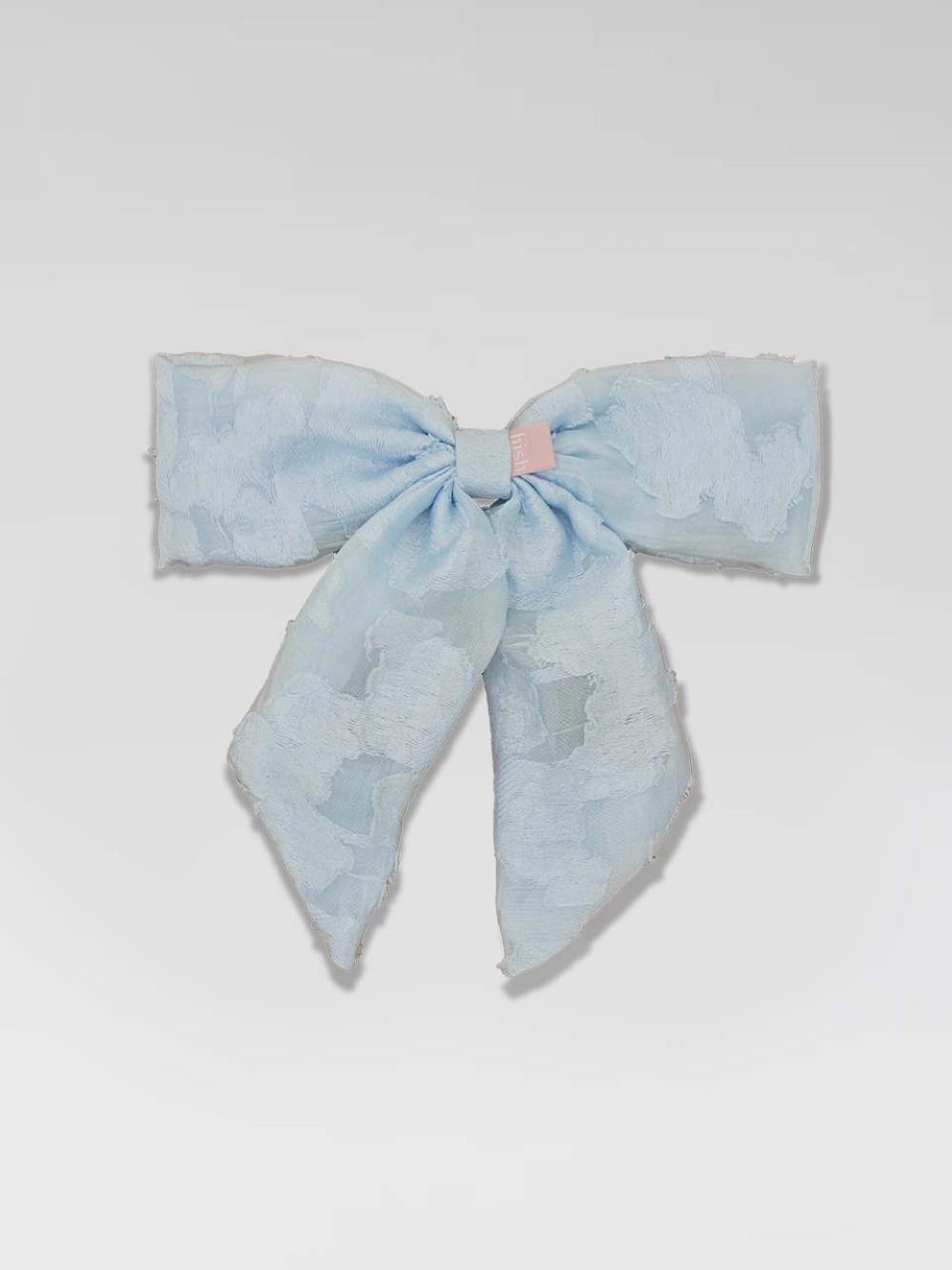 ura ribbon barette 202- bébé bleu