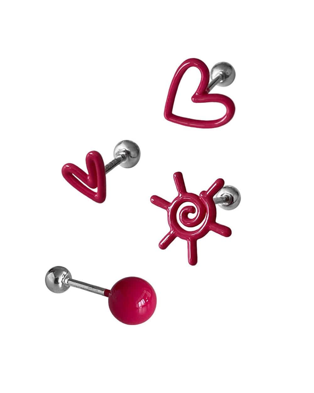 Fruit doodle piercing (Cherry)