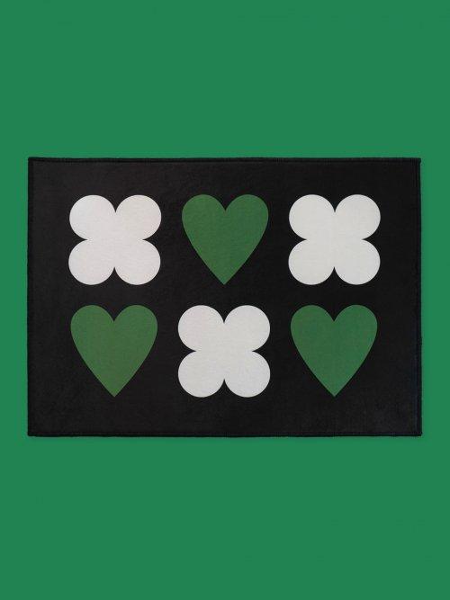 웰컴매트 LUCKY HEARTY BLACKBERRY