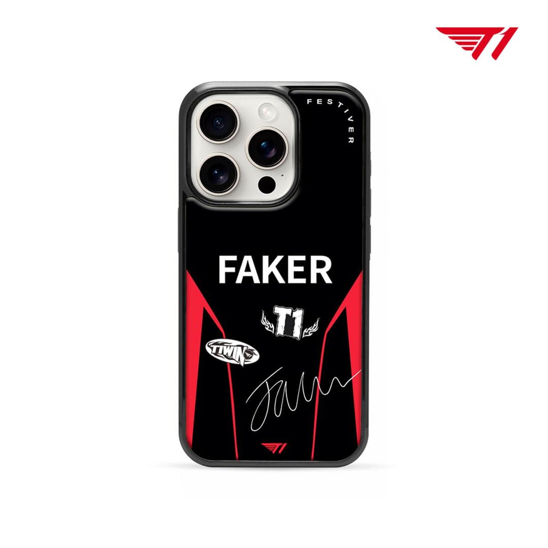 페스티버 T1 페이커 유니폼 아이폰 에폭시 케이스