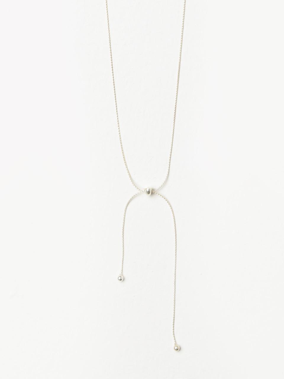 TR024 ribbon round tie necklace