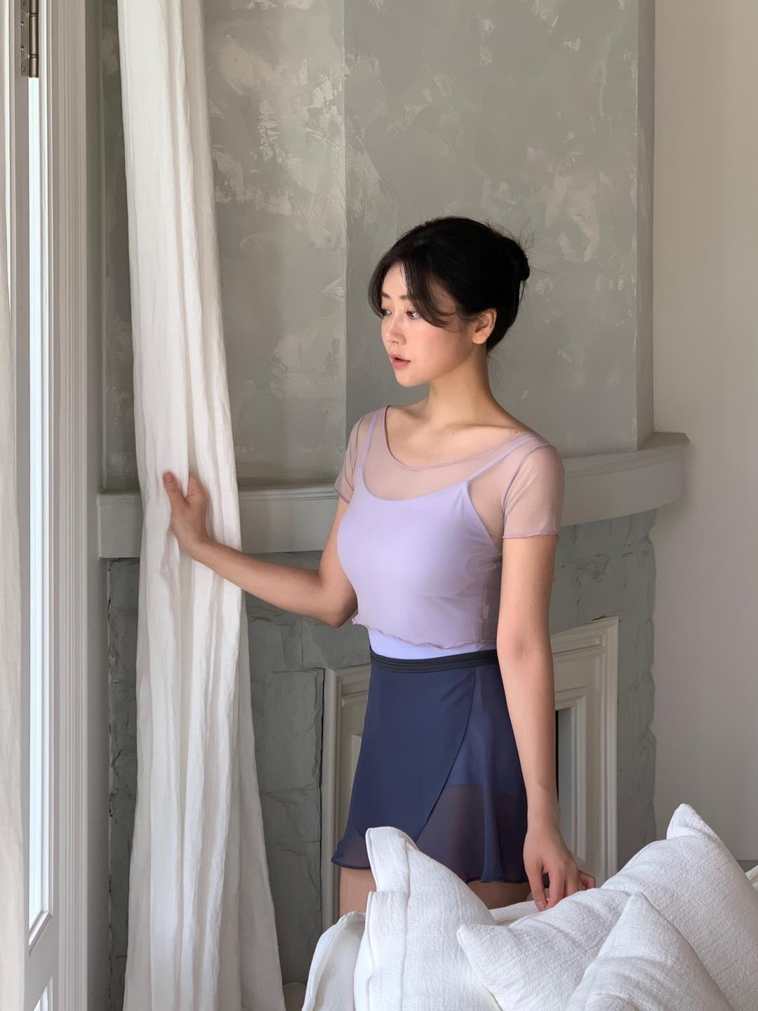 슬림핏숏슬리브워머(메쉬반팔)