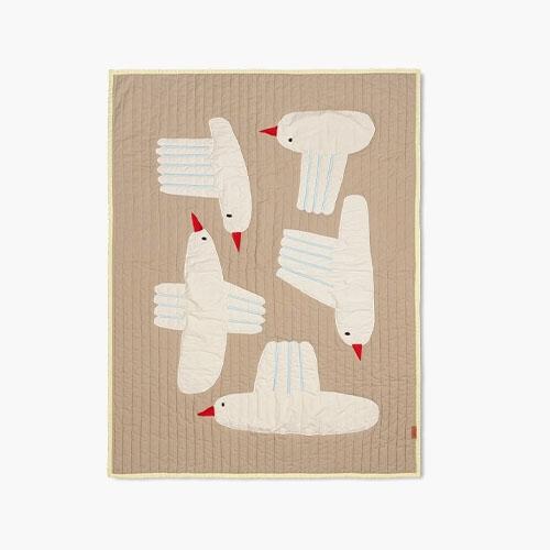 Bird Quilted Blanket