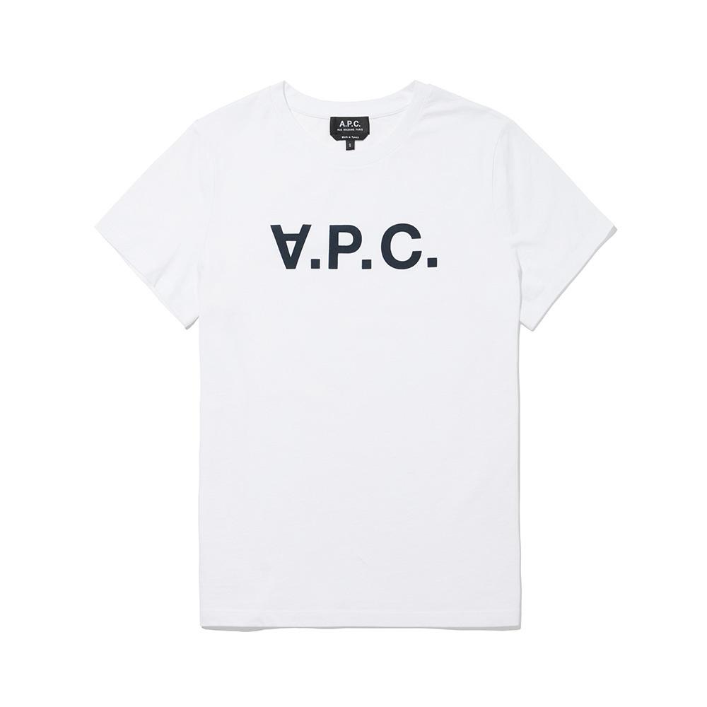 (W) 아페쎄 여성 VPC 로고 티셔츠 - 화이트 (COBQX F26588 IAK)