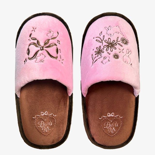 Cutie Bunny Room Shoes (Pink)