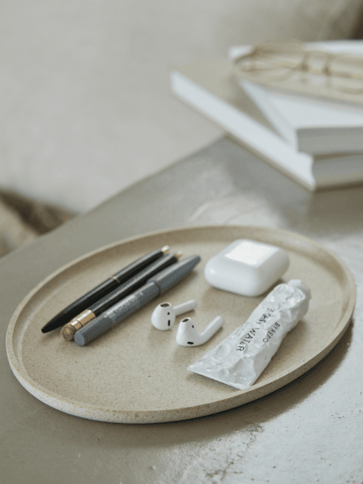 벼껍질 업사이클링 오벌 트레이