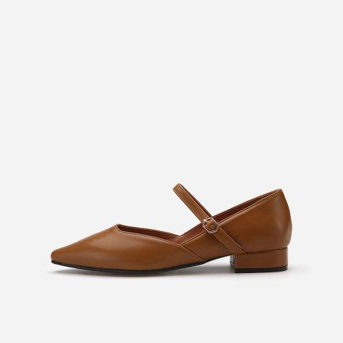 포인티드 토 메리제인 플랫 412115010 (2cm/3colors)