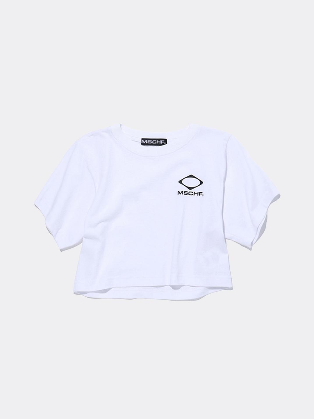 미스치프 CROPPED T-SHIRT-WHITE