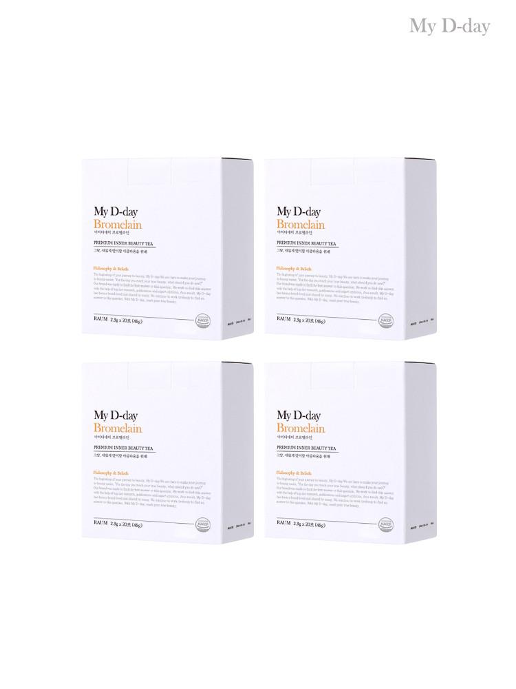 마이디데이 브로멜라인 My D-day Bromelain (3+1) 4box
