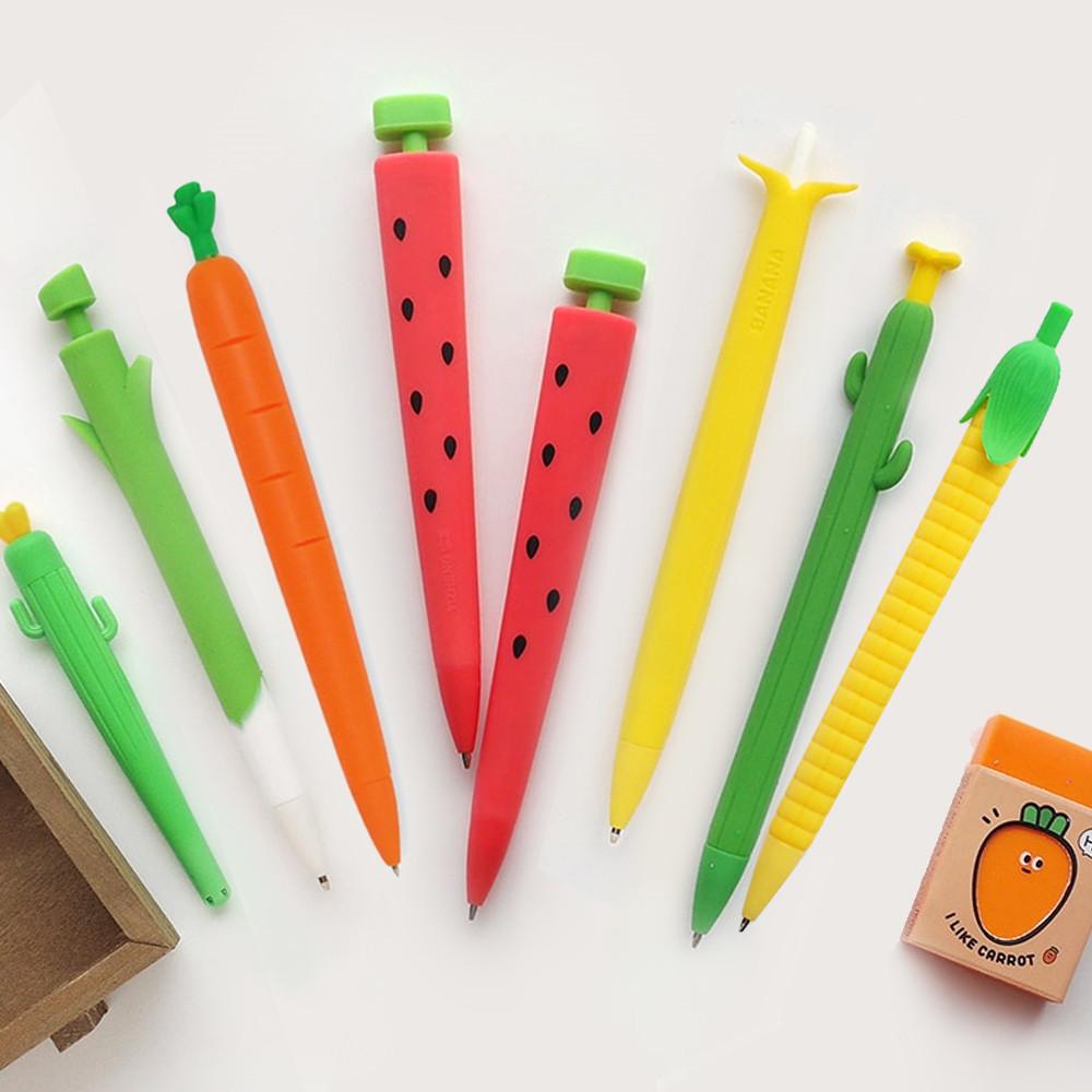 수박 선인장 옥수수 당근 바나나 대파 딸기 샤프 볼펜 0.5mm