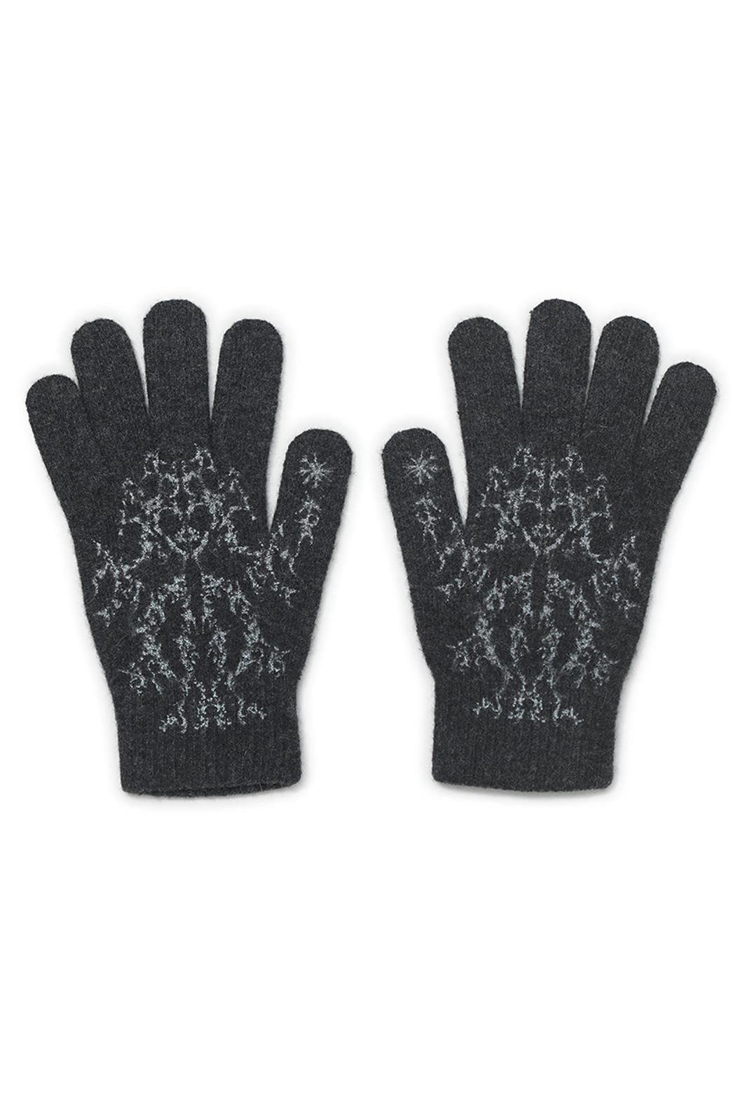 Drawing wool gloves (Charcoal)