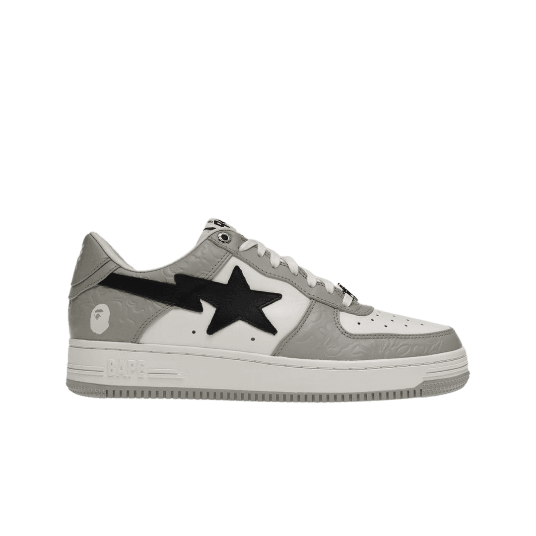 BAPE Bape Sta Low White Grey Black