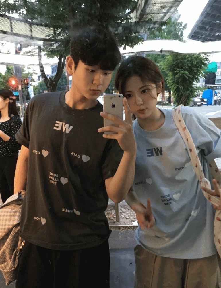 [주문폭주] 러브드 스테디 프린팅 하프티