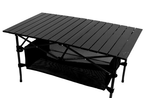 알루미늄 접이식 캠핑 테이블 블랙 (대형/95cm)