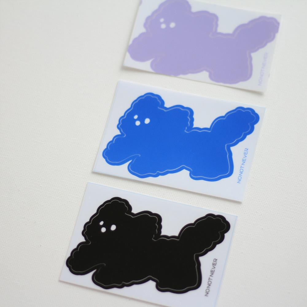 [ 빅시트 리무버블 스티커 ] 뭉개 5 color 노트북스티커 캐리어스티커 방수스티커