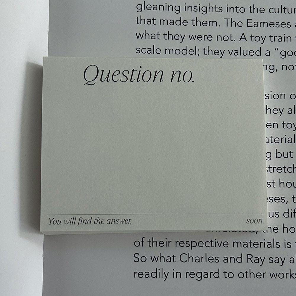 메모패드04 Question