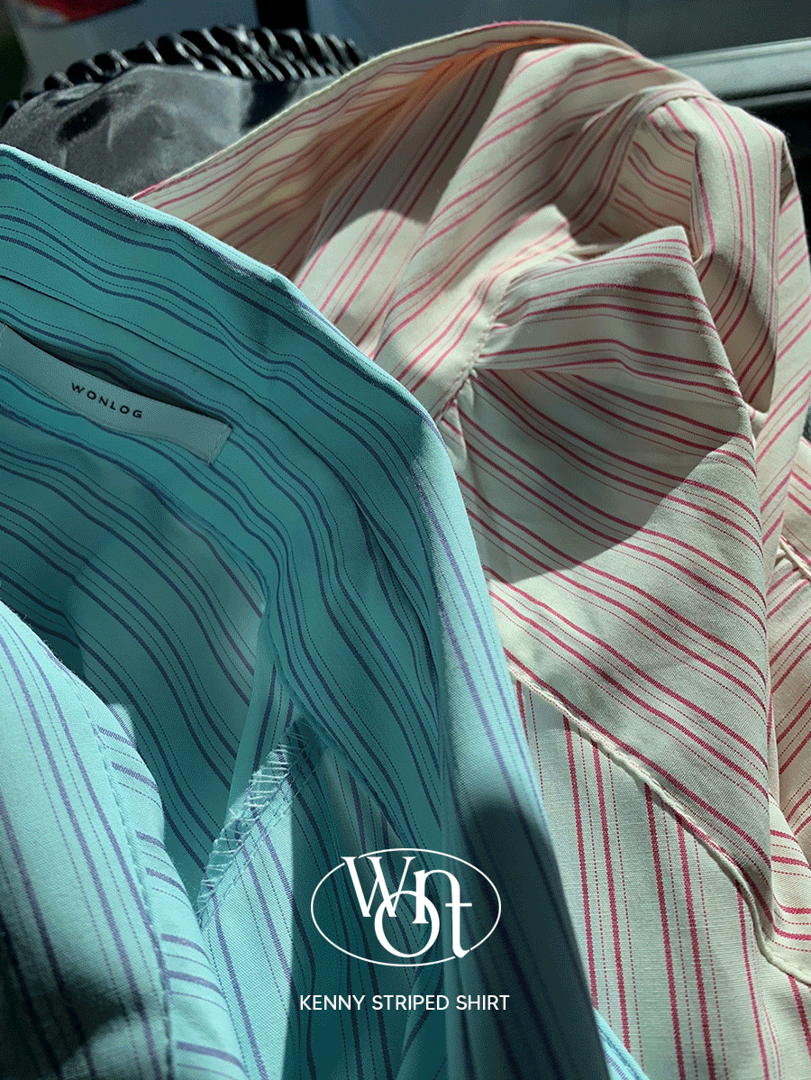 원로그 [WONT] 케니 스트라이프 셔츠