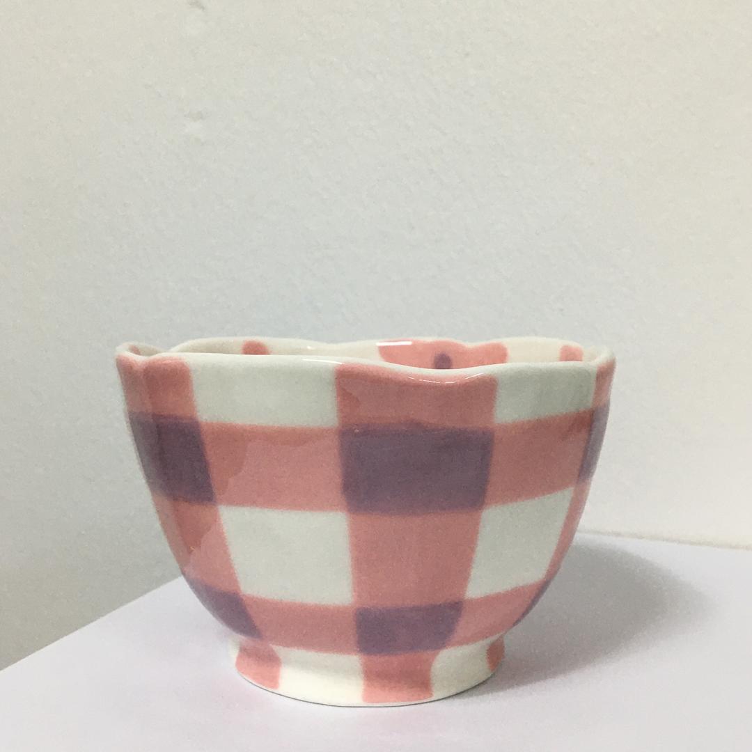 Pink Violet Bowl