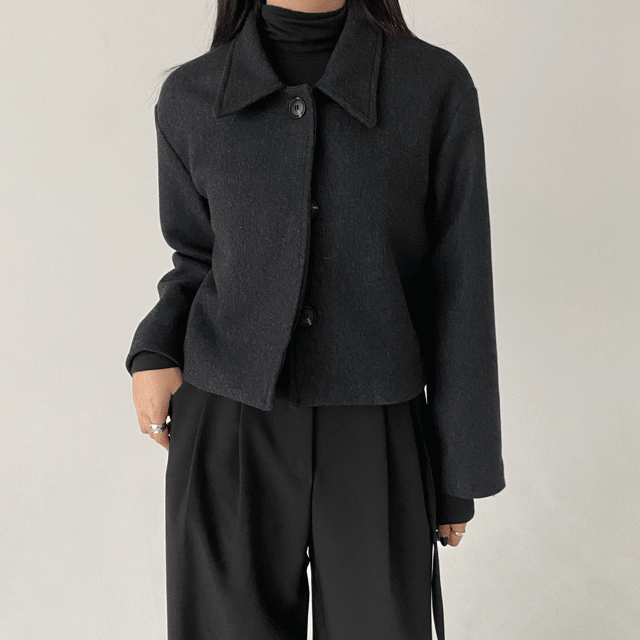 [울70%] 히든 울 숏코트