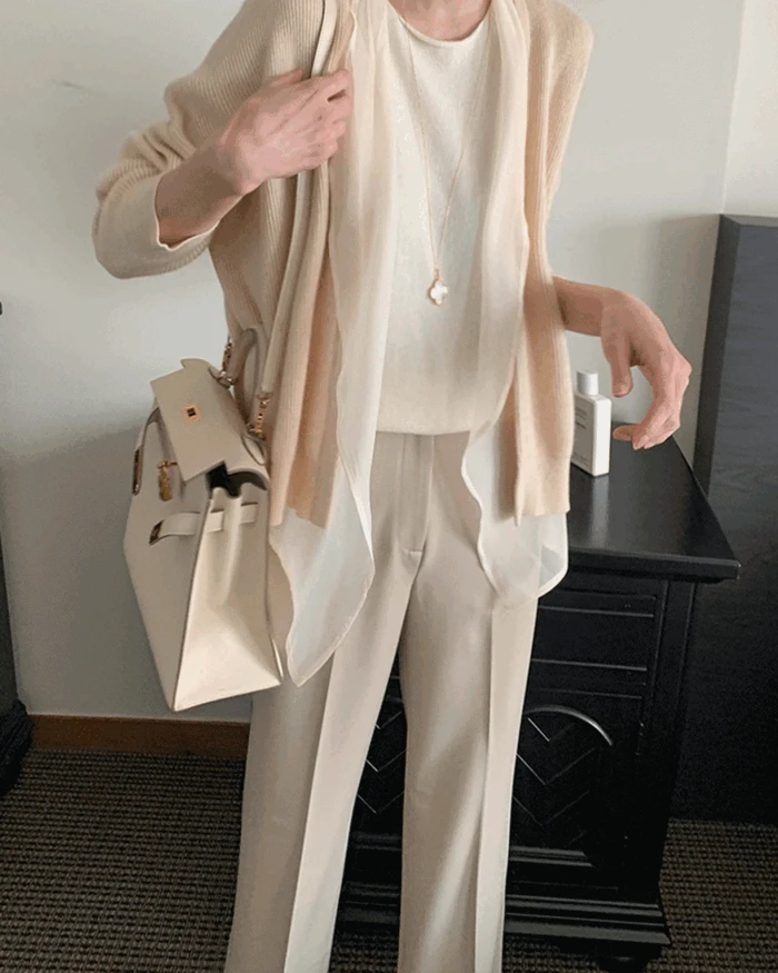 그레이스 레이어드 캐시가디건(2 col)