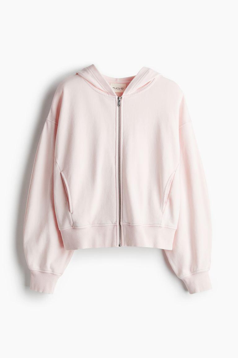 Sports zip-through hoodie