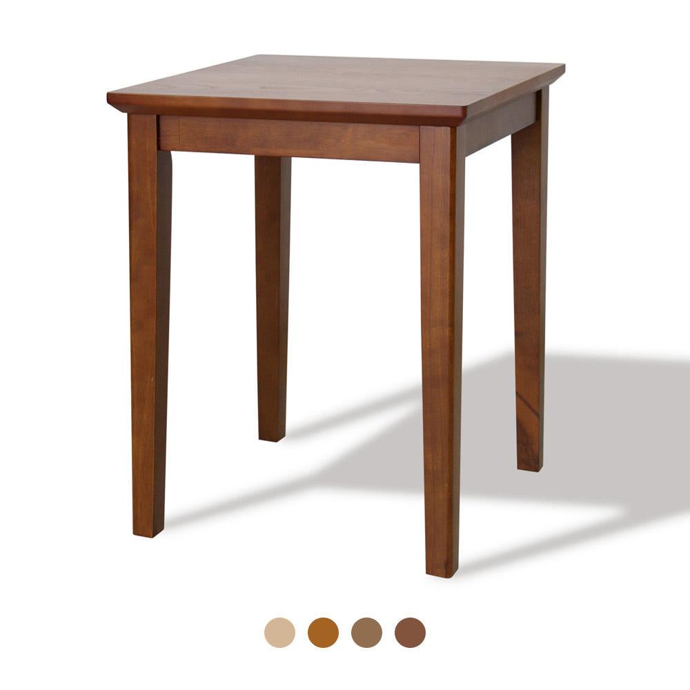 OQS666V5 사각 600 원목 목재 업소용 카페 테이블 - 월넛