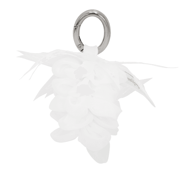 Organza Grape Keyring (White)