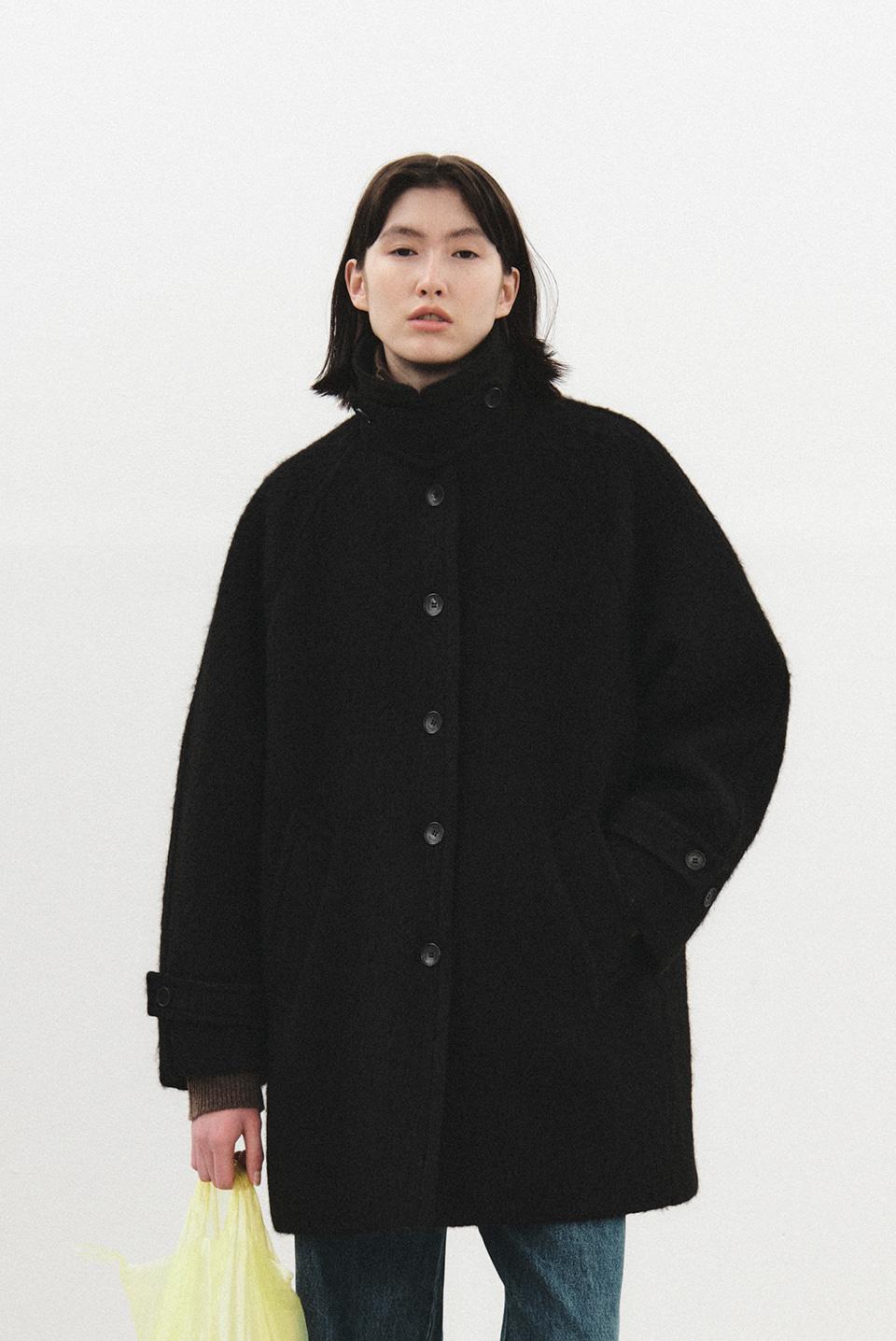 vermont half coat - black