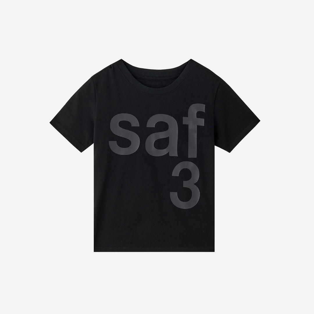 Safarispot Women 1/2 Basic Safari T-Shirt Black