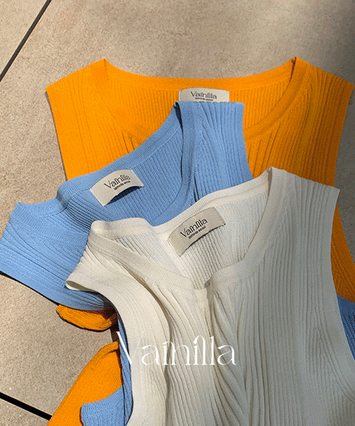 [MADE] 썬키스트 실크 아이스 니트 나시