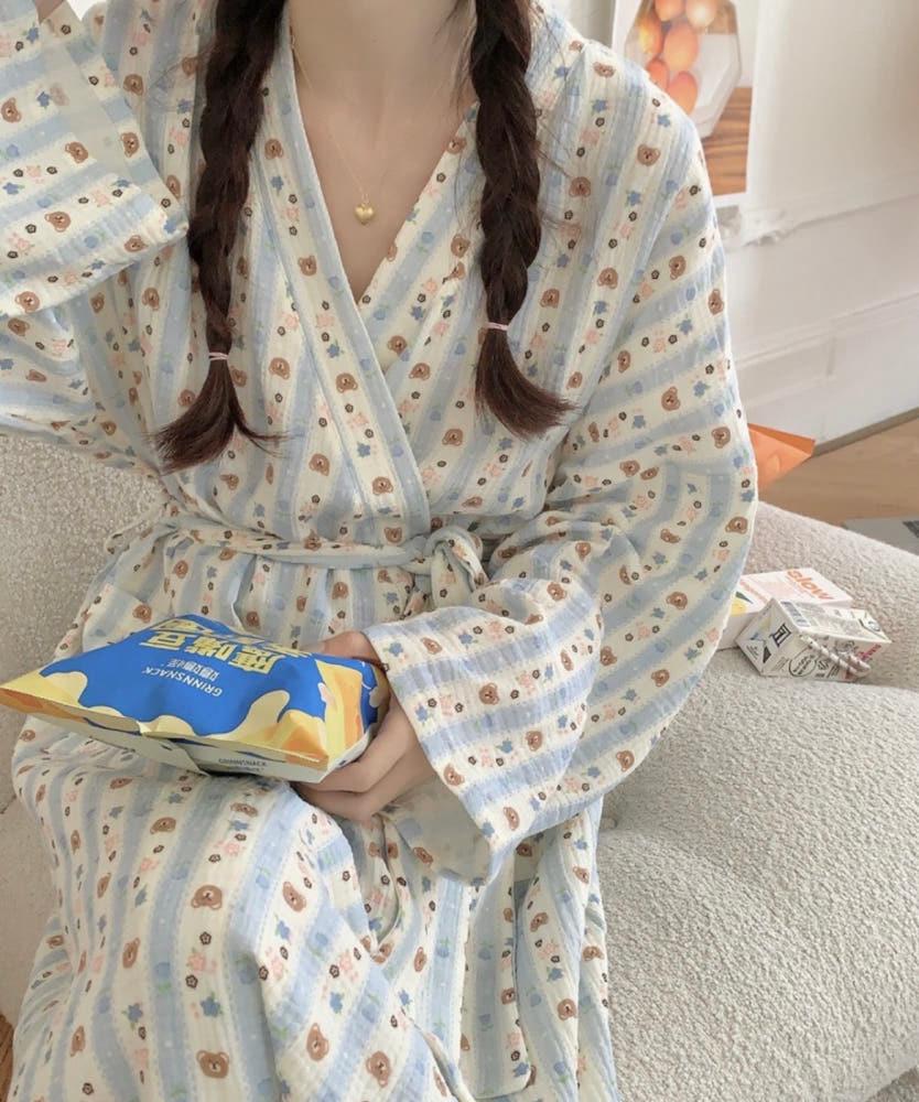 여성 소라곰 로브 샤워가운 기숙사 자취 골프가운 커버업