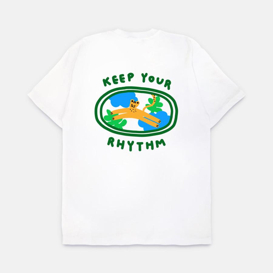 킵유어리듬 반팔티셔츠