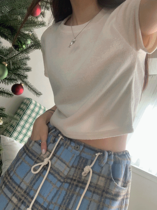 페이 기모 반팔t