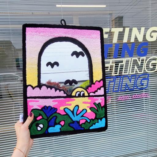 [아퀴]터프팅 거울 주문제작