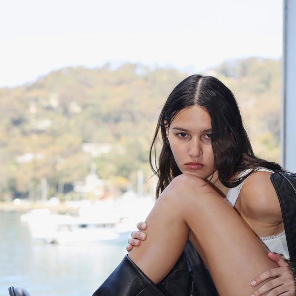 OSCAR 오스카 소프트 레더 폴딩 미들부츠