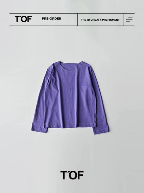 Bio silket over sleeve - Violet indigo