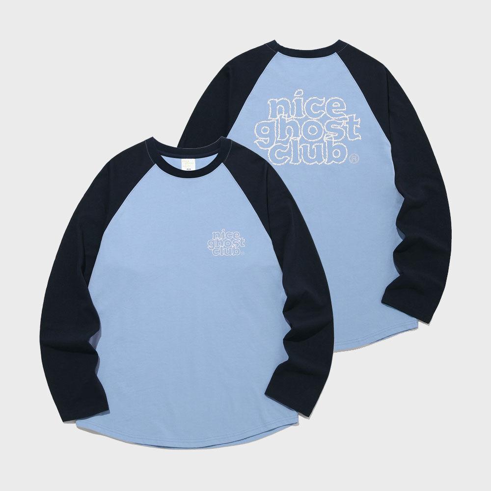 크레용 로고 긴팔티셔츠_블루(NG2CSUT554A)