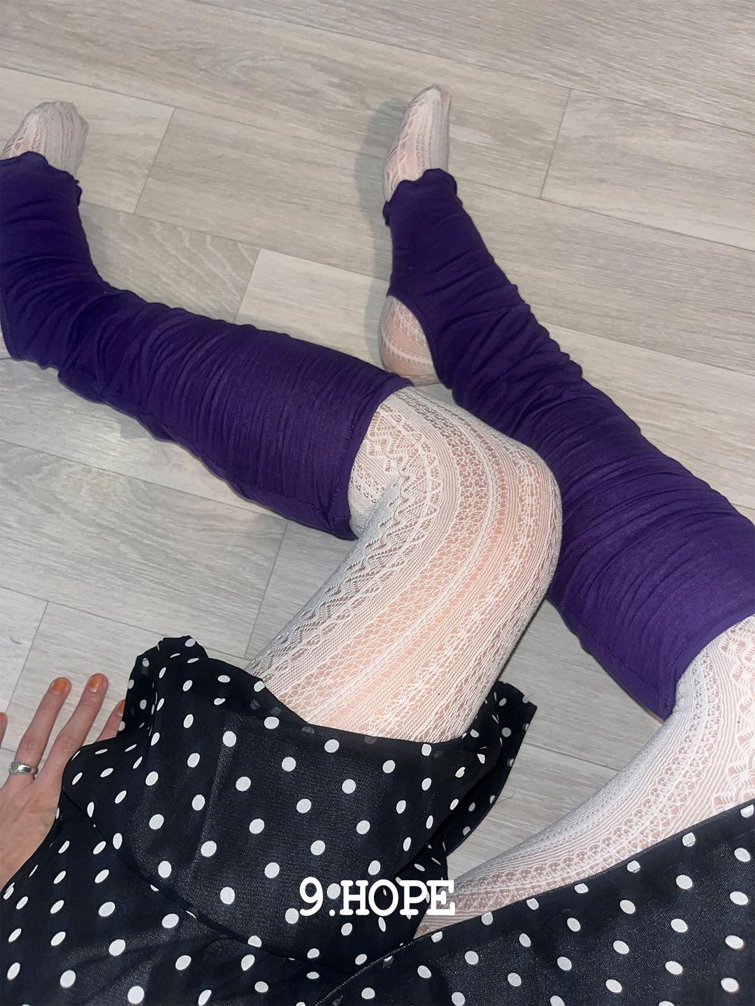 [9.hope] 싱글 color warmer (purple)