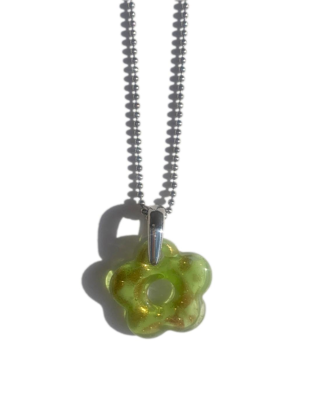 [6th] Signature Florette Necklace (Apple Green)