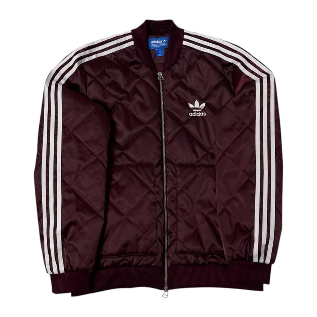 아디다스 빈티지 슈퍼스타 퀄티드 퀄팅 깔깔이 자켓 버건디 110 2XL | 후루츠패밀리