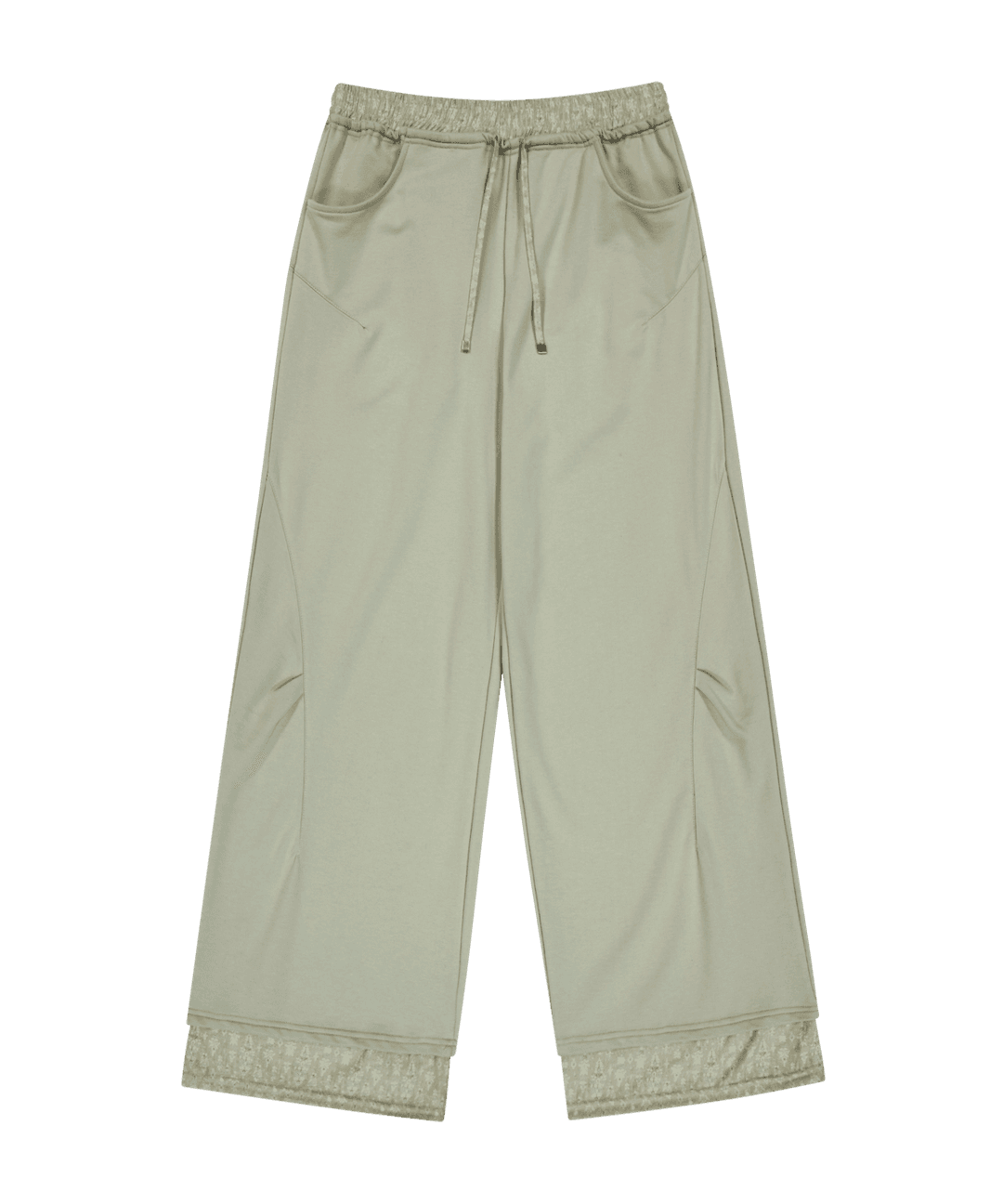 Double-Waisted Jersey Pants / Khaki