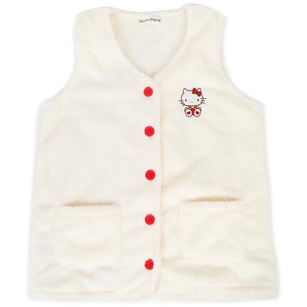헬로키티 수면조끼 유아 실내조끼 90cm 화이트