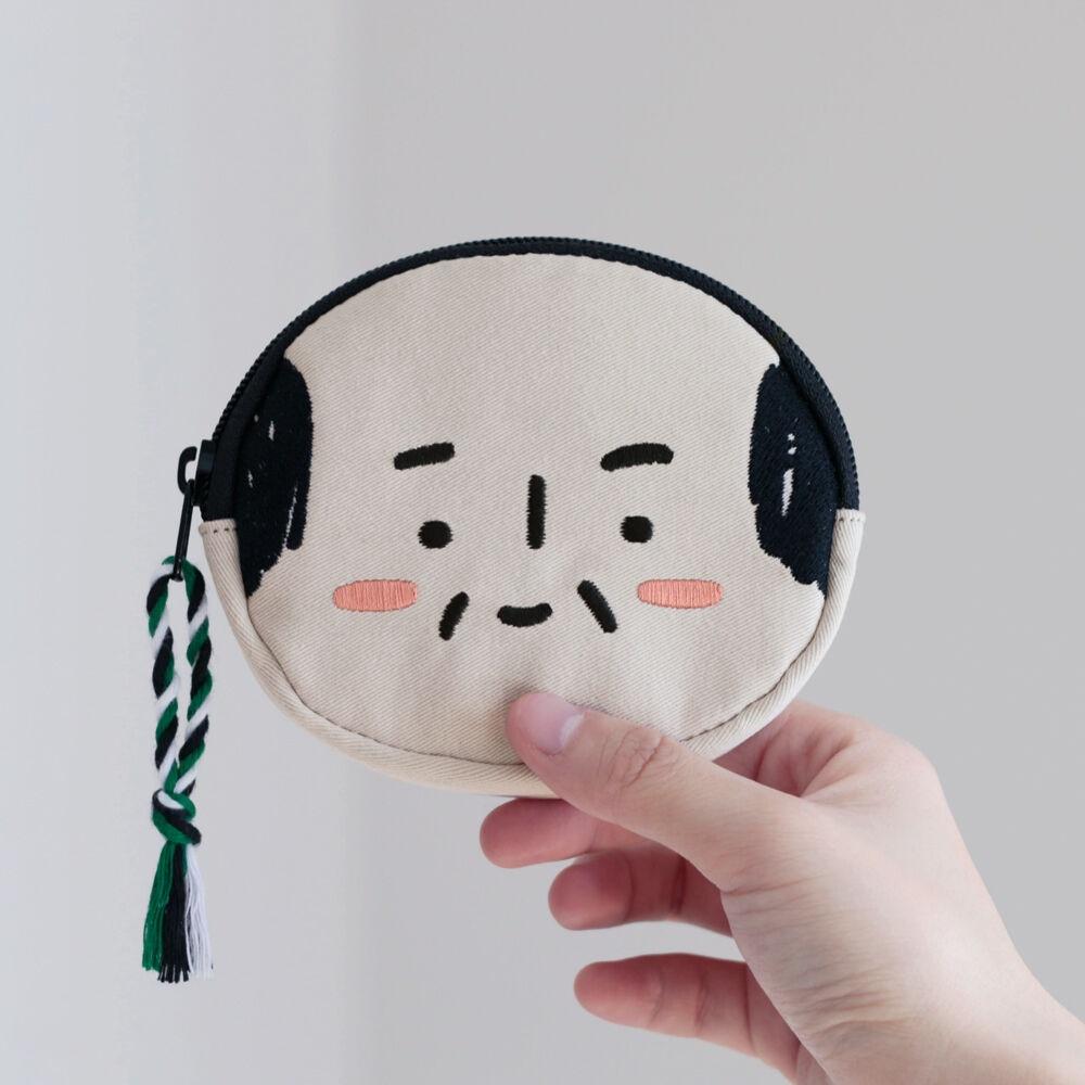 아자씨 얼굴 동전지갑 (3color)